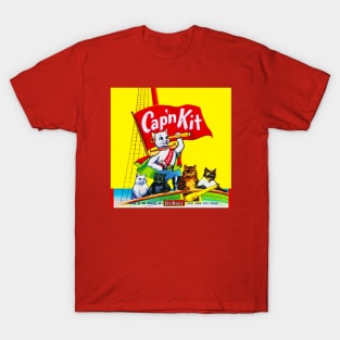 Capt'n Kit Pirate Cat T-Shirt